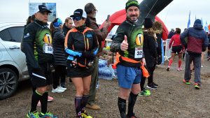 El intendente electo, Gerardo Merino, fue parte del Dino Cross. (Foto: Alberto Evans/Jornada).