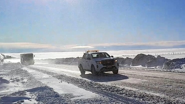 Rehabilitan la Ruta 3 entre Trelew y Comodoro.