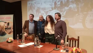 Merino participó de la presentación de la doble camarones.
