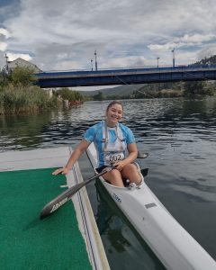 Candela Velázquez culmino su participación en el mundial de Canotaje en Croacia.