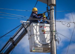 La Cooperativa Eléctrica informó sobre un corte de energía.