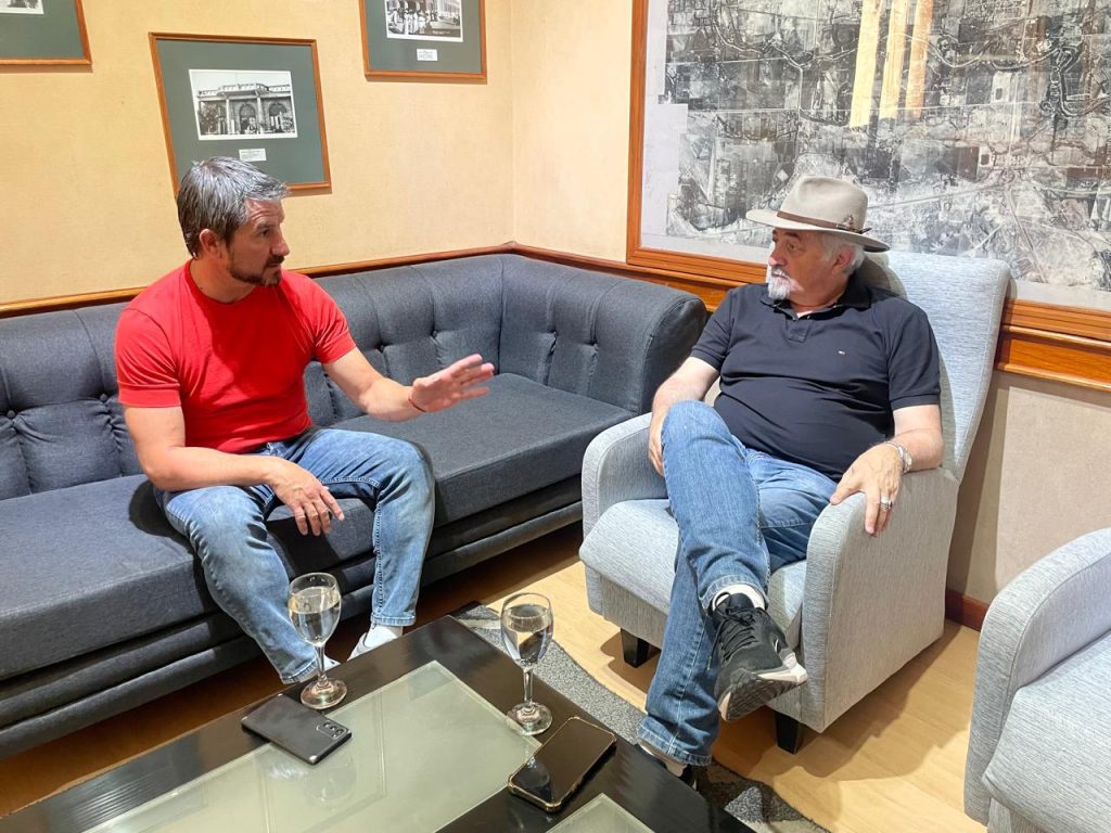 Merino recibió a Macharashvili y analizaron temas vinculados con ambas ciudades.