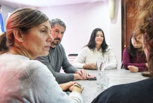 Merino se reunió con Papaiani y representantes de UNICEF.