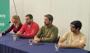 Merino encabezó la presentación del Campus Virtual del Punto Digital.