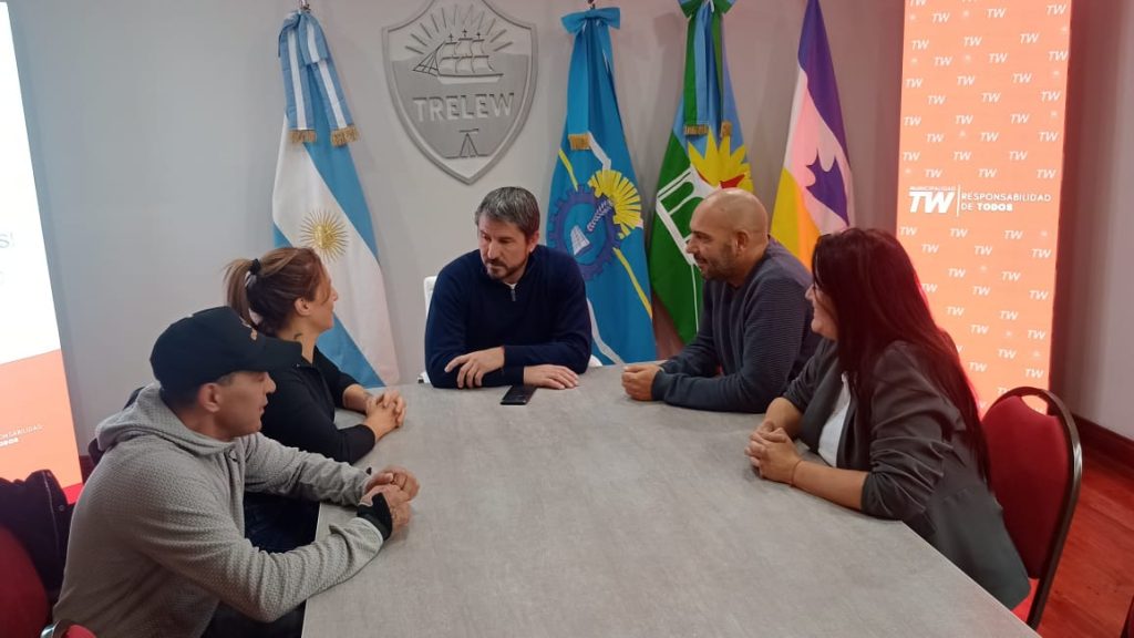 Soledad Matthysse fue recibida por el intendente Gerardo Merino.