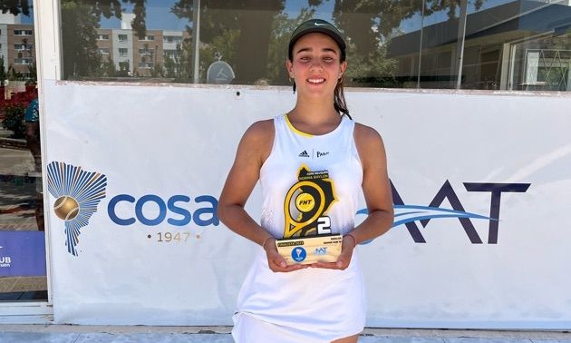 Justina Lassaga recibió una Wild Card y competirá en la Qualy del Torneo W15 de Trelew.