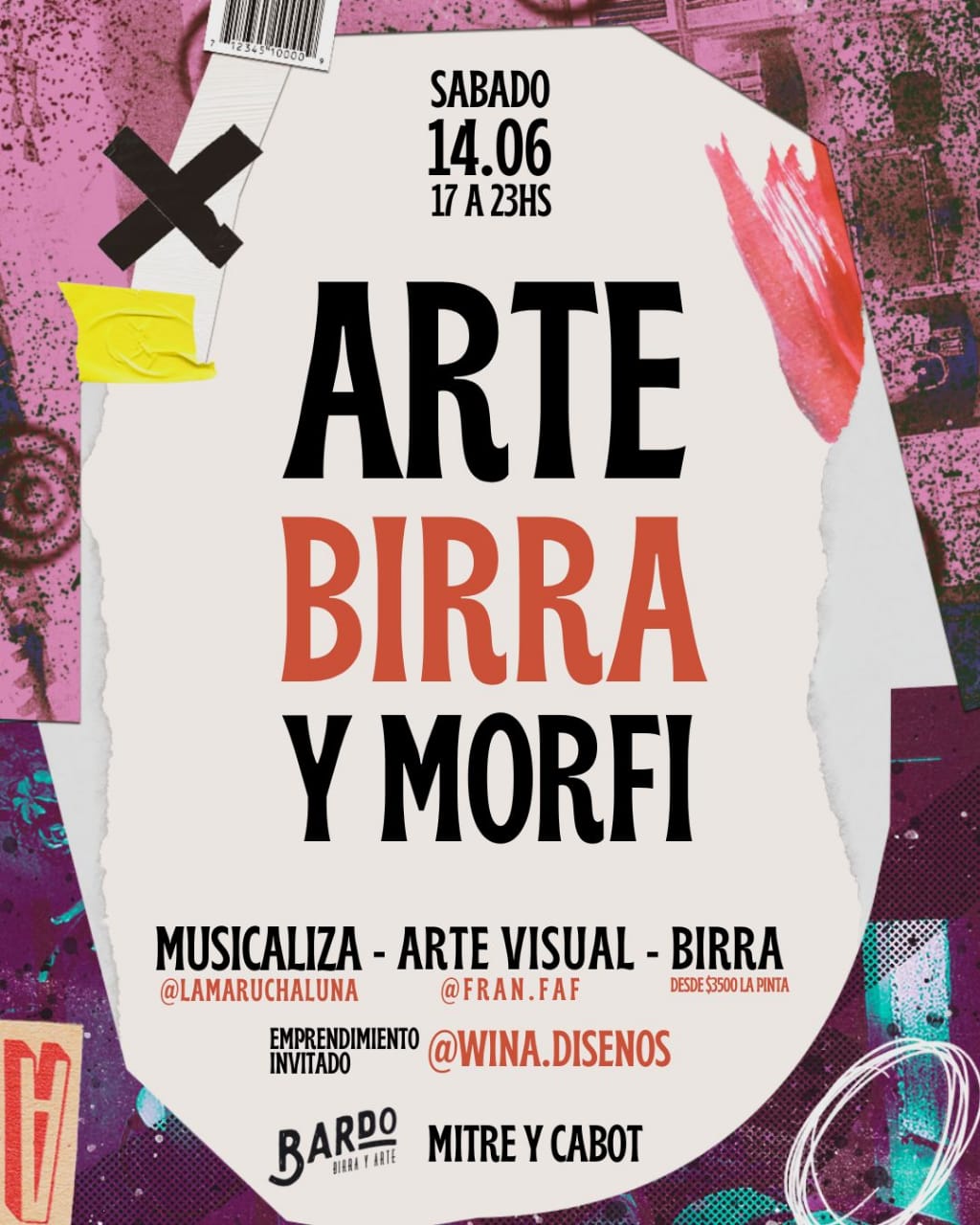 Arte, Birra y Morfi en Trelew.