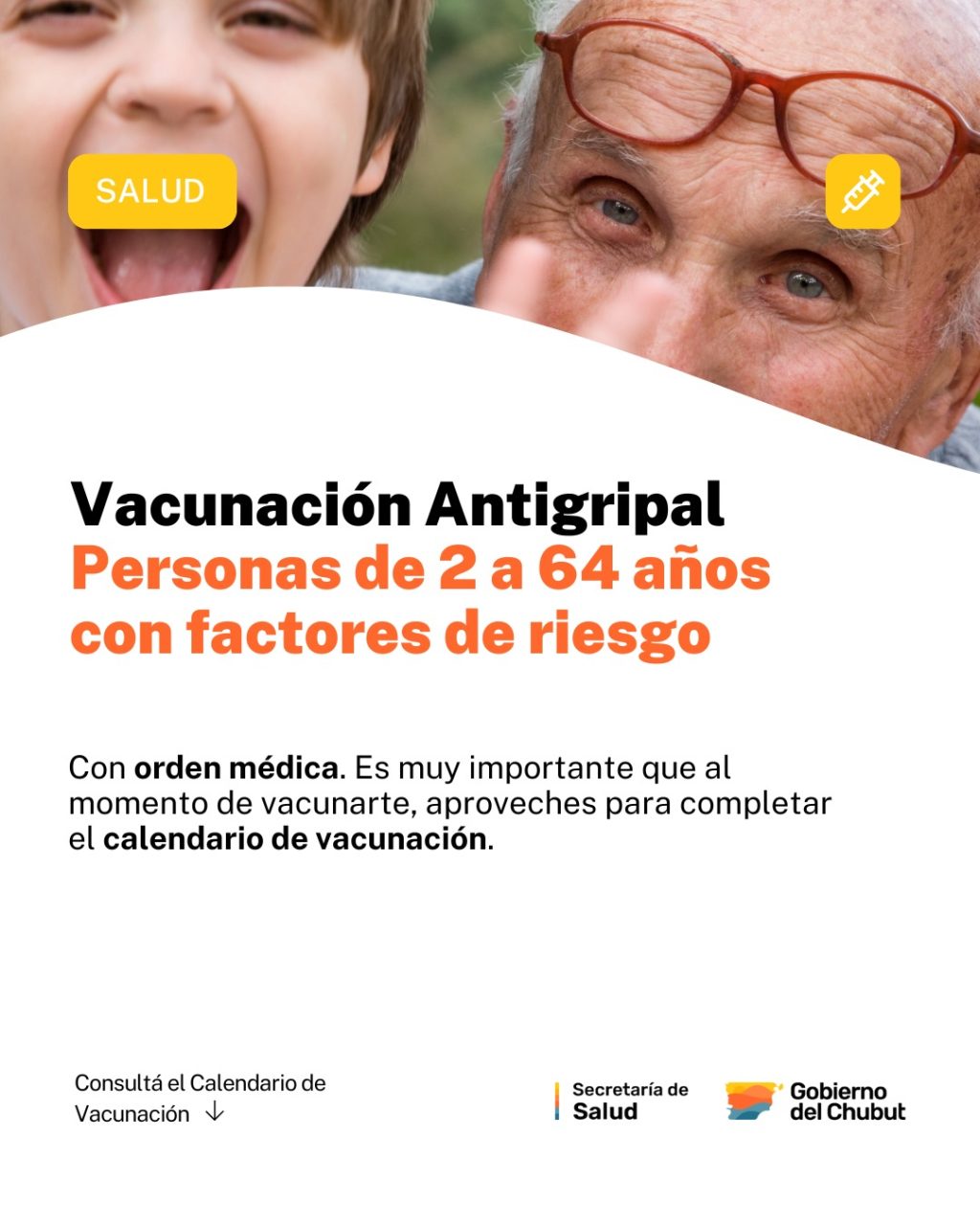 Ya se aplicaron 55.000 vacunas antigripales en Chubut a grupos con factores de riesgo.